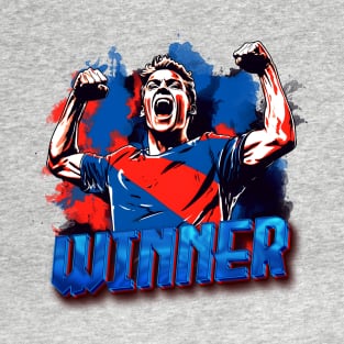 Victorious Celebration - Soccer Winner T-Shirt